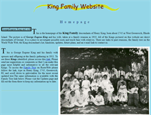 Tablet Screenshot of kingfamily1.com